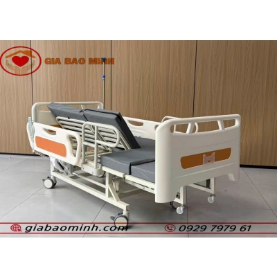 Giường điện đa năng 093GD – Giường y tế cao cấp có bô vệ sinh, nghiêng điện, khung thép sơn tĩnh điện