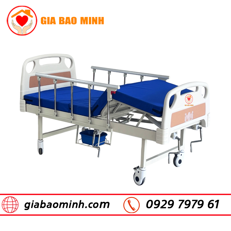 GIƯỜNG 03 TAY QUAY CÓ BÔ GBM-096C